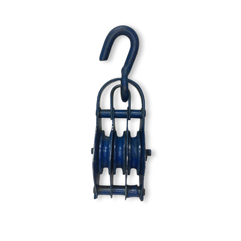 Garrucha Para Cable De Manila Triple 8″