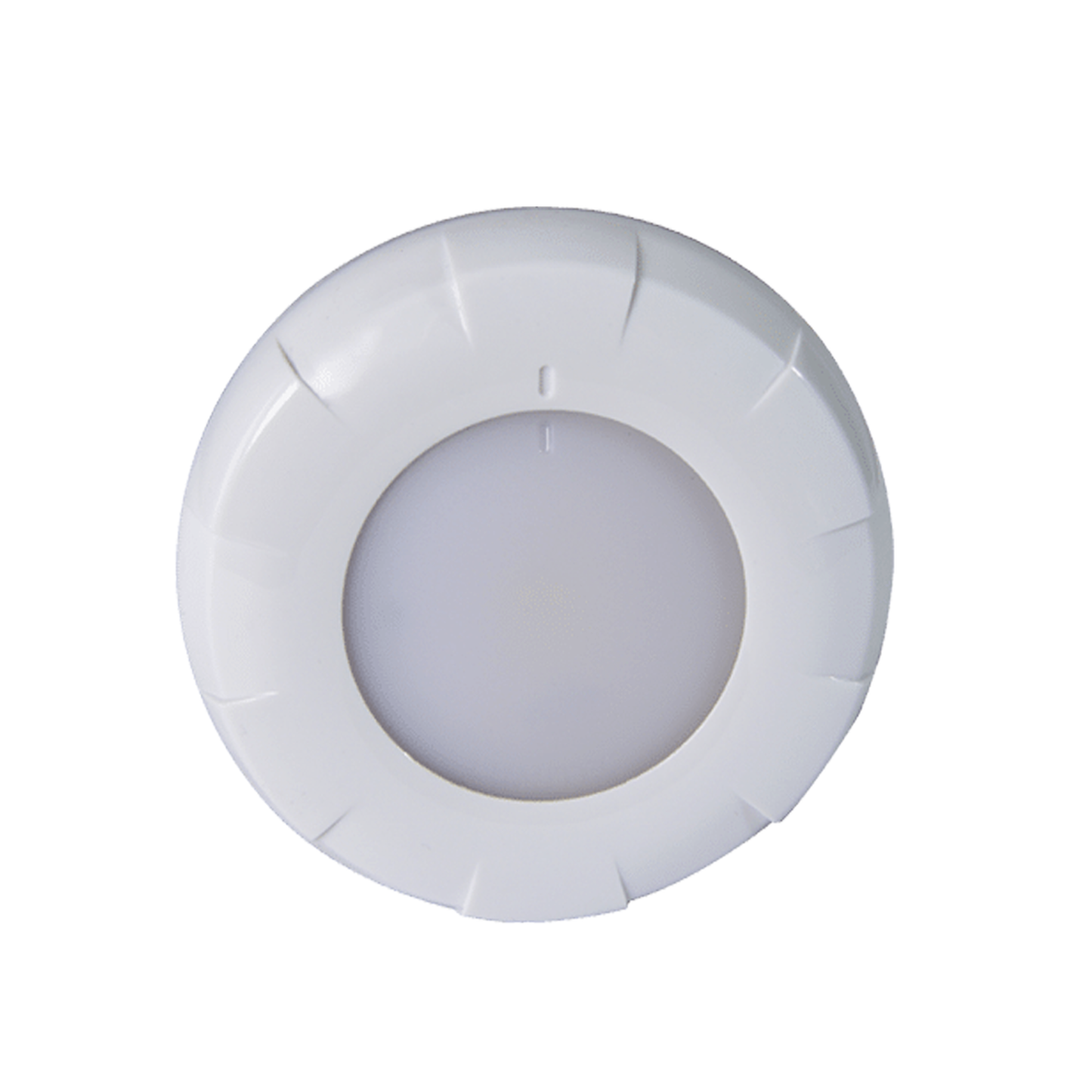 Luz led marina serie Aurora tipo domo, emite luz de color blanco y rojo de 180 lÃºmenes, para uso exterior e interior, fabricado bajo norma de protecciÃ³n IP68.