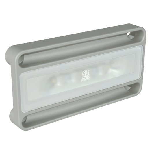 Luz led marina utilitaria NevisLT, emite luz color blanco de 1000 lÃºmenes, fabricado bajo norma de protecciÃ³n IP67.