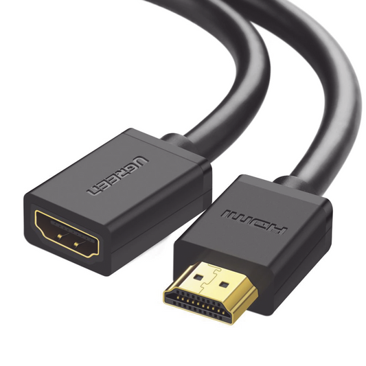 Cable extensor HDMI de 1 M / 4K@60Hz / 3D / HDR /  Macho a Hembra / NÃºcleo de cobre estaÃ±ado / TransmisiÃ³n estable.