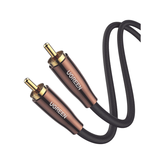 Cable de Audio Coaxial Macho a Coaxial Macho  (S/PDIF) / 5.1 Canales / DiseÃ±o de Blindaje Multiple / NÃºcleo de Cobre / Caja de Aleacion de Cobre / 2 Metros / Color Negro