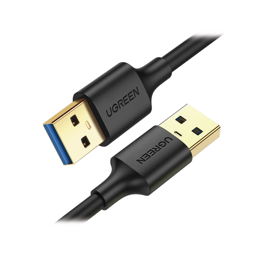 Cable USB-A 3.0 a  USB-A 3.0 / 1 Metro / Macho a Macho / Conector Niquelado / NÃºcleo de Cobre EstaÃ±ado / Blindaje MÃºltiple / Velocidad 5Gbps / No Requiere Controlador / Compatible con USB2.0 Y USB 1.1