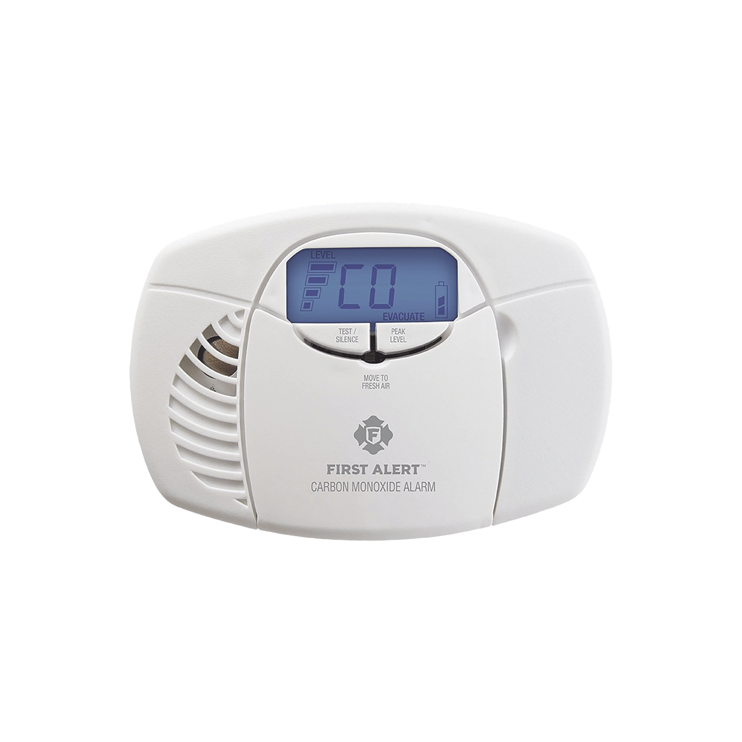 Alarma de monÃ³xido de carbono (CO) operada por baterÃ­as con display digital