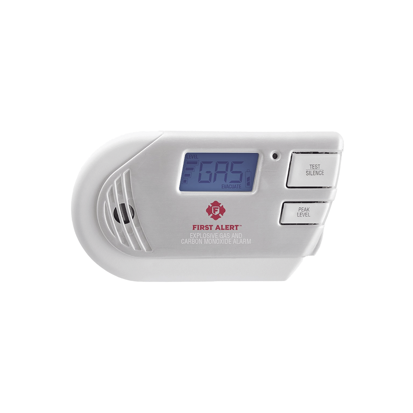 Detector Combo de CombinaciÃ³n de Gases Explosivos: Metano (GN), Propano (LP) y MonÃ³xido de Carbono (CO), Con Pantalla Digital Retroiluminada, 120 Vca y BaterÃ­a de Respaldo