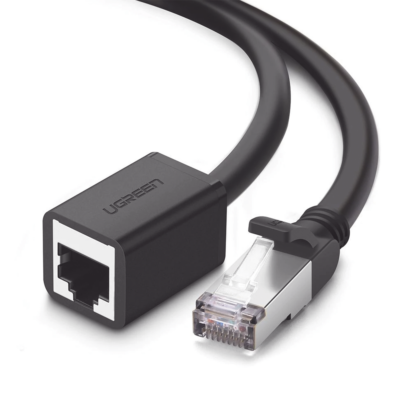 Cable de ExtensiÃ³n Cat6 RJ45 F/UTP / Macho a Hembra / 5m / MÃ©todo de conexiÃ³n 568B / Velocidad de transmisiÃ³n 1000Mbps / Ancho de banda del canal 250MHz /Caja de Cobre / Negro