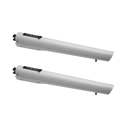 Kit de Operadores FAAC S418 para Puertas Abatibles de hasta 2.7m y 300Kg / Con Capacidad de Respaldo de BaterÃ­as y Desbloqueo Manual