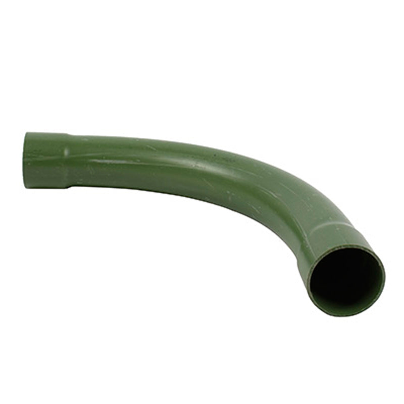 Codo conduit verde pvc 90° X 3″ pesado