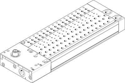 Perfil distribuidor VABM-C8-12E-G14-20-PT-L