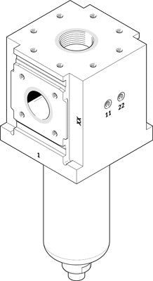 Filtro submicrónico PFML-186-HP3-AST