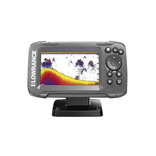 Hook2-4x Ecosonda en pantalla horizontal solarMax de 4 pulgadas, incluye transductor