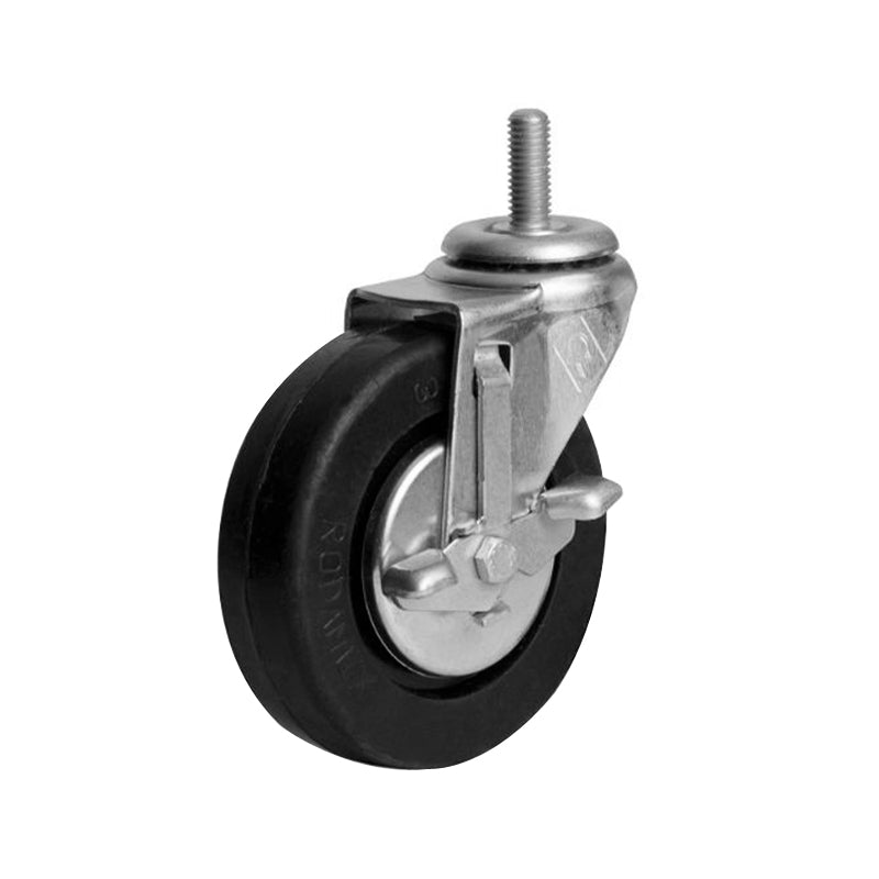 HU1276FGA Rueda Gir.Hule 5″ Angosta C/Cuerda 7/16″
