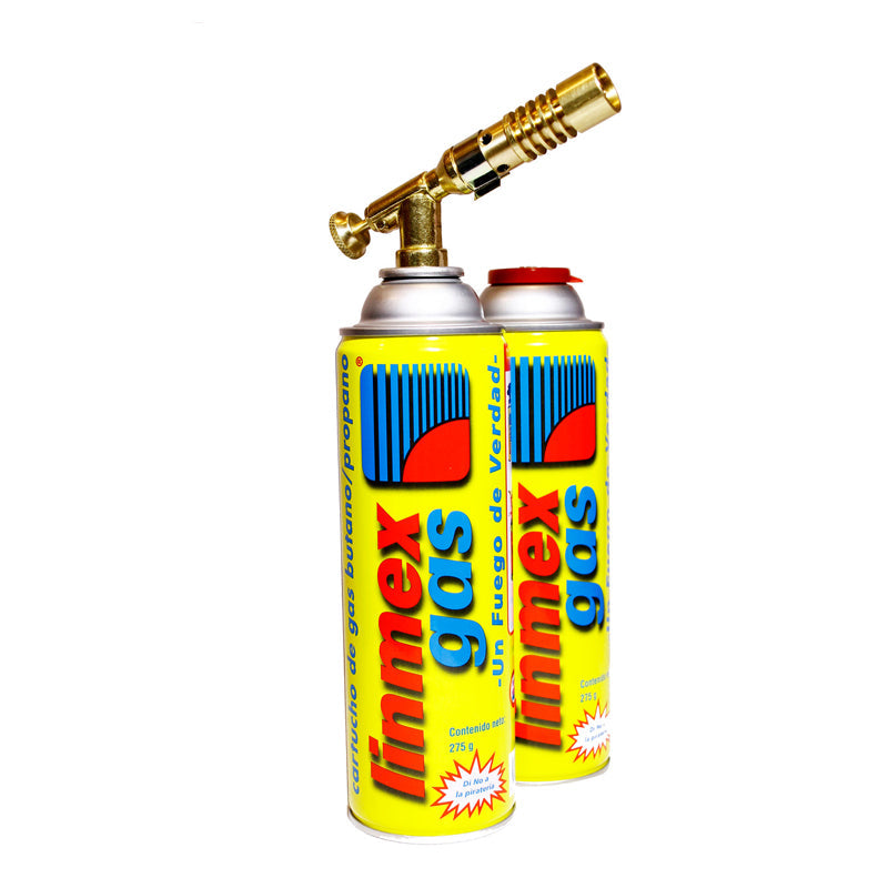 Boquilla con tanque desechable gas Lin Mex 1-134