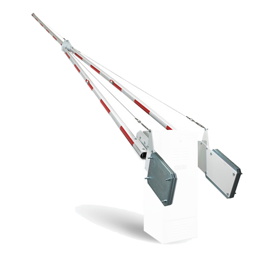 MÃ¡stil tubular de aluminio de 27 ft para barreras Doorking 1602