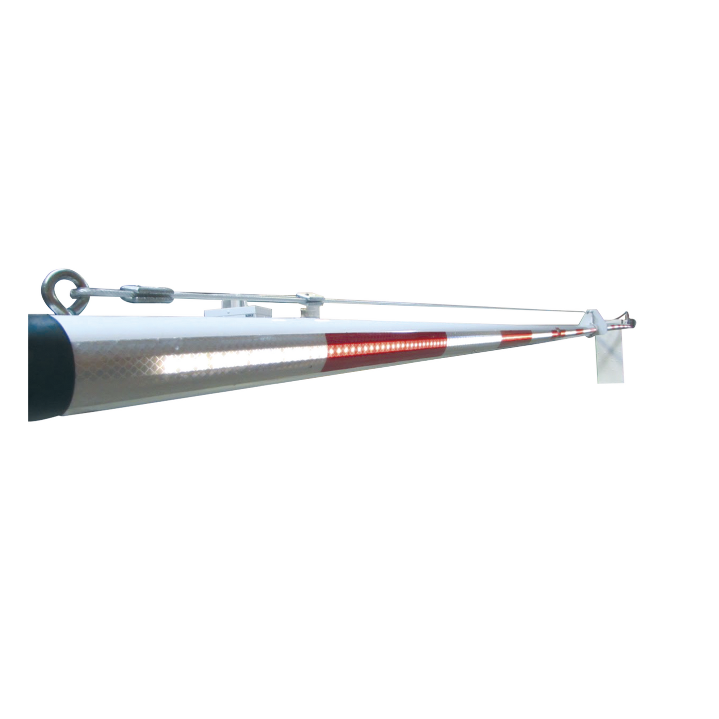 Brazo de aluminio con iluminaciÃ³n de 6 metros para barrera 1602-090