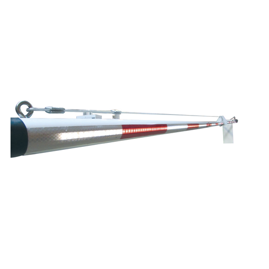 MÃ¡stil iluminado de 8.2 metros compatible con barrera 1602