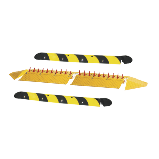 Kit de picos ponchallantas autÃ³nomo / Carriles de 2.2 M / No requiere barrera / FACIL INSTALACION / Incluye topes y tornilleria