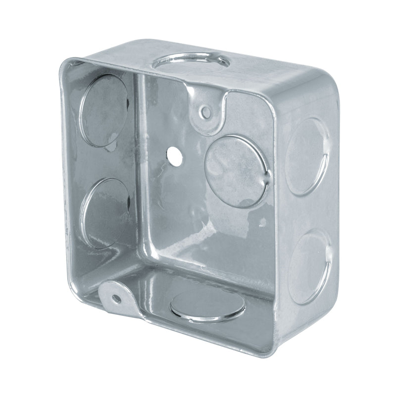 Caja Cuadrada Galvanizada de 2″