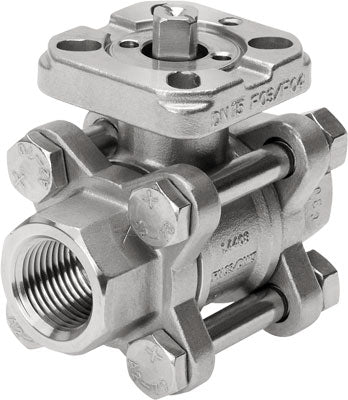 Válvula de bola VZBA-11/2"-GG-63-T-22-F0507-V4V4T