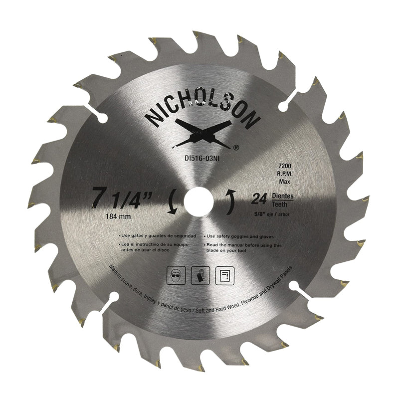 DI516-03 – DI516-03NI Disco Punta Carburo 7.1/4″-24dtes Diss