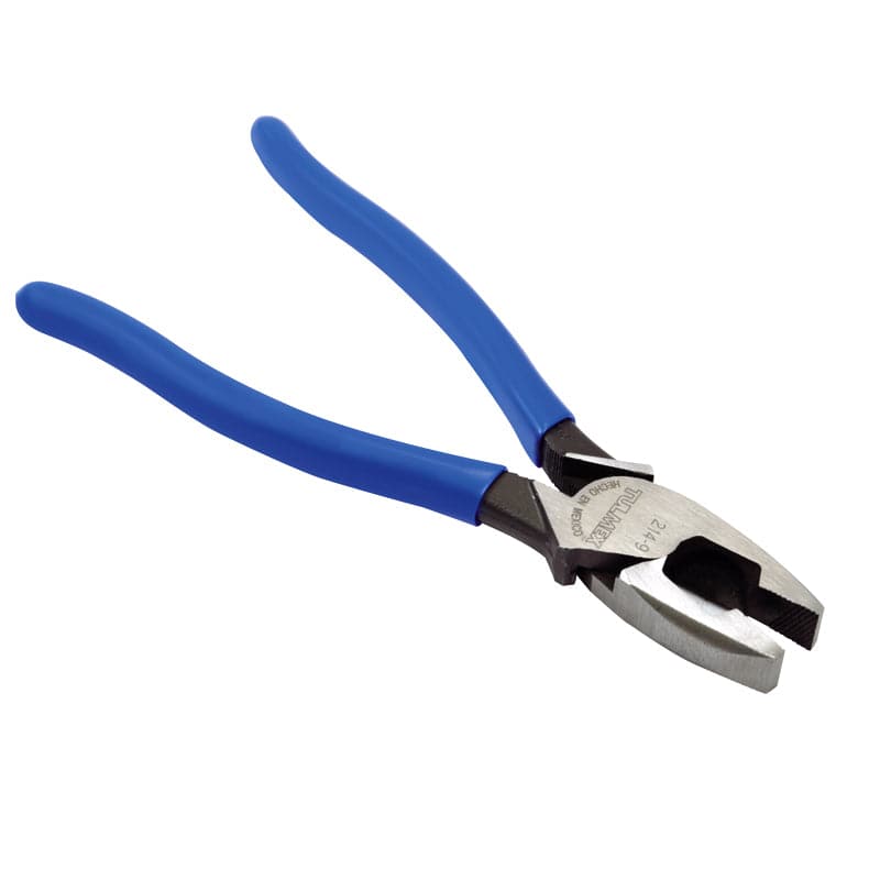Pinza de electricista de alta palanca con jalaguia de 9″ Mod. D214-9 Tulmex