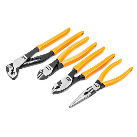 Juego de 4 pinzas, alicates mixtos con mango sumergido Pitbull Gearwrench