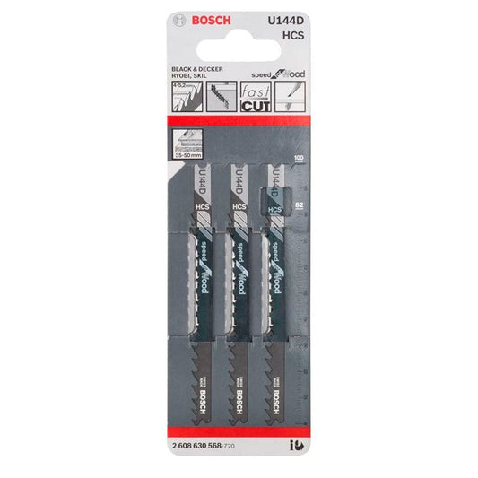 Segueta U144D Speed for wood Blíster con 3 unidades