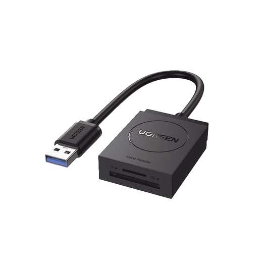 Lector de tarjetas USB-A 3.0 a MicroSD (TF) / SD | 5Gbps | Soporta hasta 2TB | Soporta Windows/Mac OS/Linux/Android | Lectura de Tarjetas SimultÃ¡nea | No Requiere Controlador | Cable de 15cm.