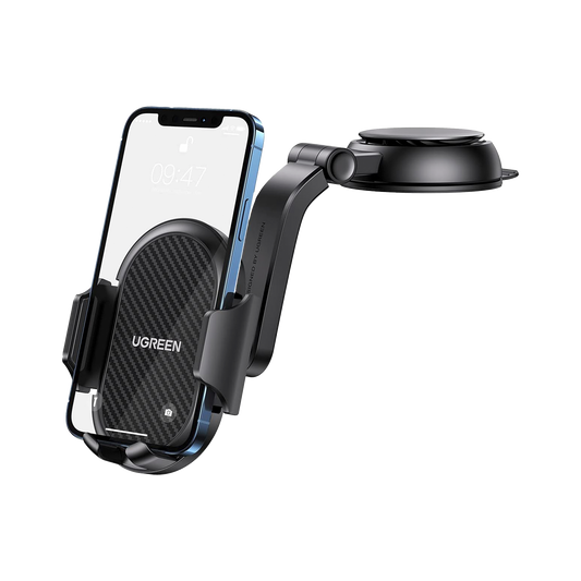 Soporte para TelÃ©fono con Ventosa | DiseÃ±o en forma de Cascada | InstalaciÃ³n en Parabrisas o Tablero | Seguro de SucciÃ³n | Ajuste Vertical 220Â° | Ajuste Horizontal 60Â° | Gira 360Â° | Compatible con dispositivos de  4