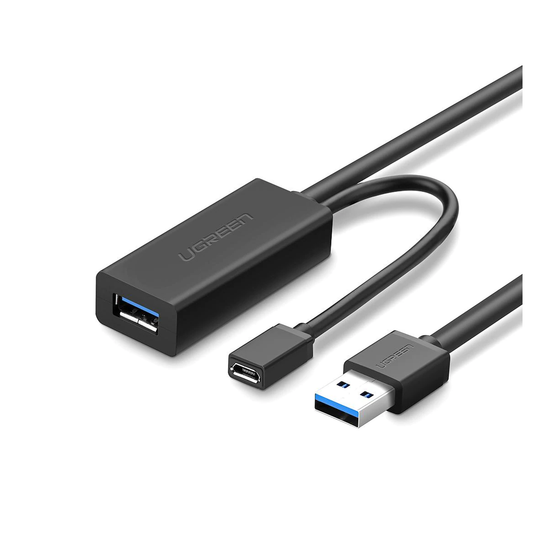 Cable de ExtensiÃ³n Activo USB 3.0 con puerto de alimentaciÃ³n Micro USB / 5 Metros / USB 3.0 a 5Gbps / No requiere controlador / Ideal para impresoras, consolas , Webcam, etc.