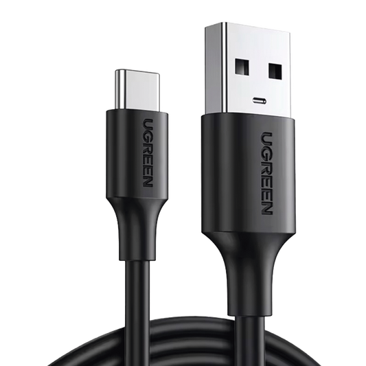 Cable USB-A a USB-C | 1 Metro | Carga y SincronizaciÃ³n de Datos | Carga RÃ¡pida 60W | Datos 5 Gbps | QC 3.0/2.0 | FPC | AFC | ProtecciÃ³n Integrada | Duradero y Flexible| Caja ABS | Cubierta de TPE | Color Negro.