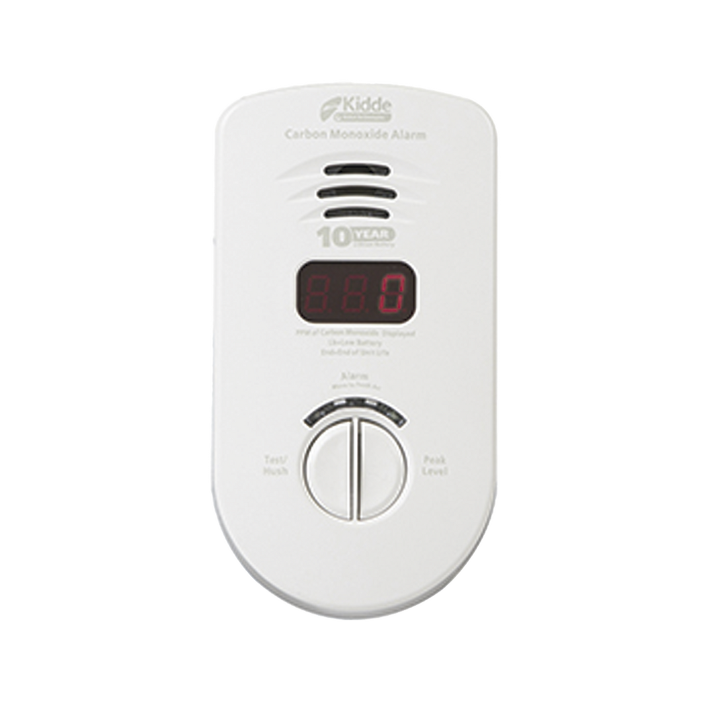 Alarma de Monoxido de Carbono 120 AC ? BaterÃ­a 10 aÃ±os ? Display