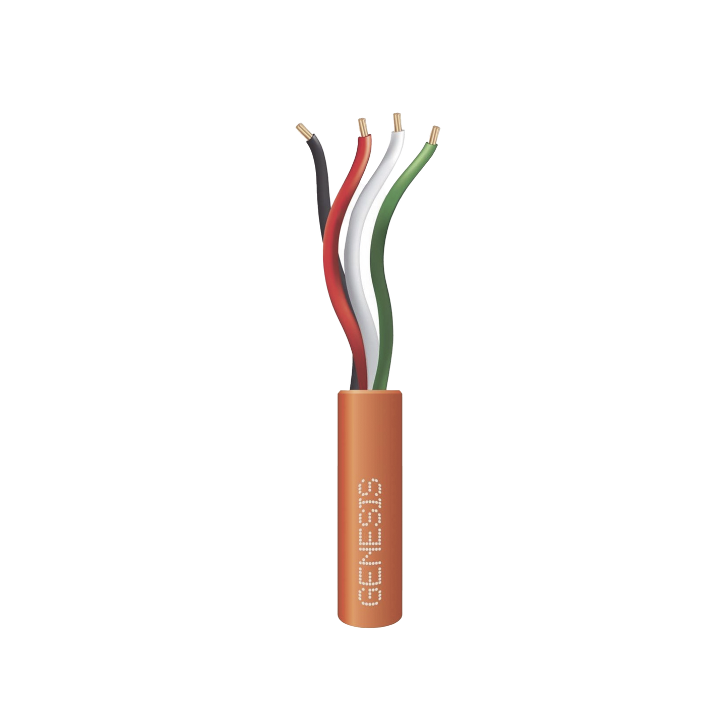 Bolsa de 152 Metros /  Cable de Cobre / 4 x 22 AWG / Riser / Para Interior / Color Naranja / Para Aplicaciones de Alarmas de IntrusiÃ³n y AutomatizaciÃ³n
