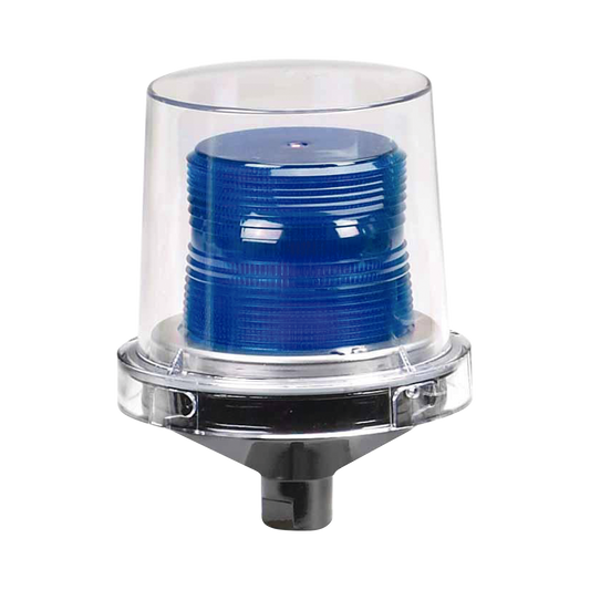 Luces estroboscÃ³picas para lugares peligrosos ElectrarayÂ® , Homologado UL y cUL para Clase I, DivisiÃ³n 2, Grupos A, B, C y D; Clase II, DivisiÃ³n 2, Grupos F y G; Clase III , 12-24 VCD, color Azul, parpadeo predeterminado