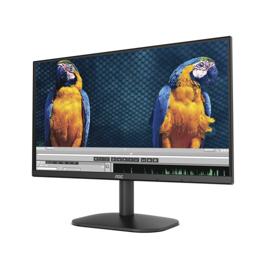Monitor LED de 21.5" VESA, Resolución 1920 x 1080 Pixeles, Entradas de Video VGA/HDMI. Panel VA Backlight LED. Aspecto Ultradelgado
