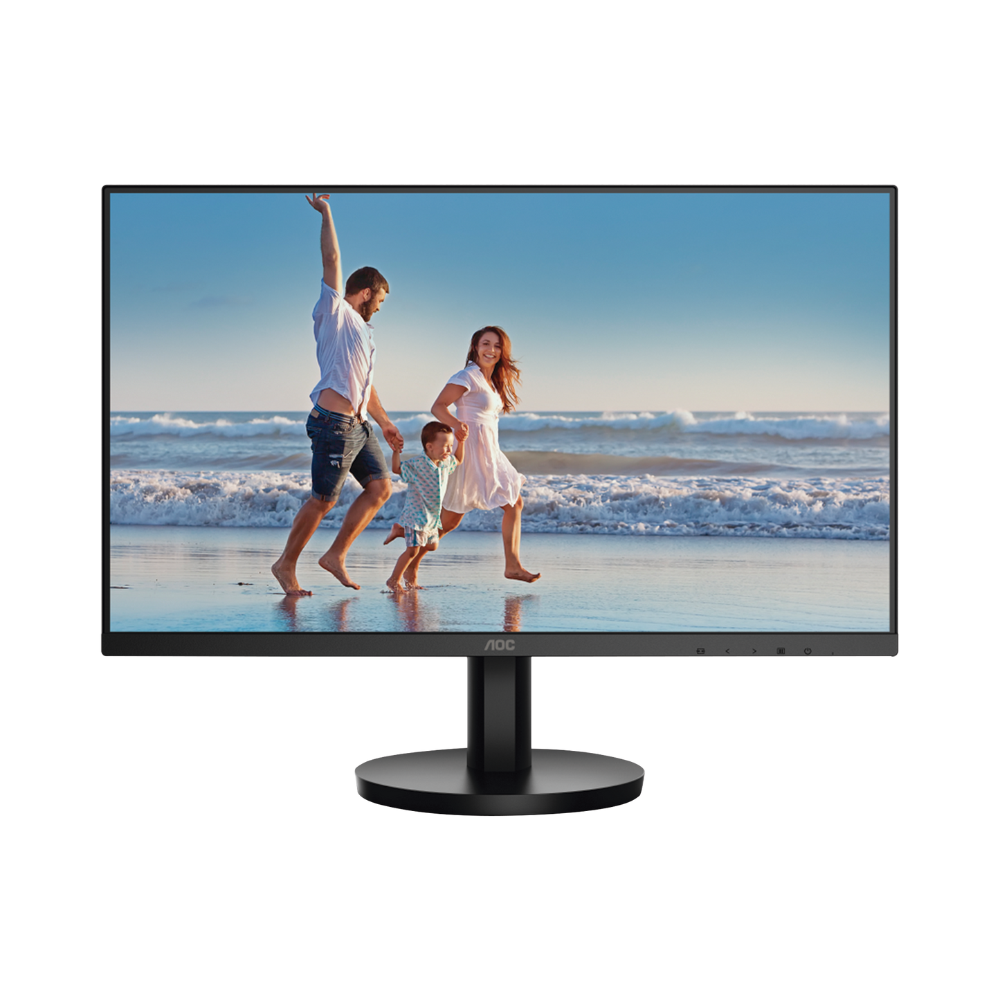 Monitor LED de 21.5" VESA, Resolución 1920 x 1080 Pixeles, Entradas de Video VGA/HDMI. Panel VA Backlight LED. Aspecto Ultradelgado