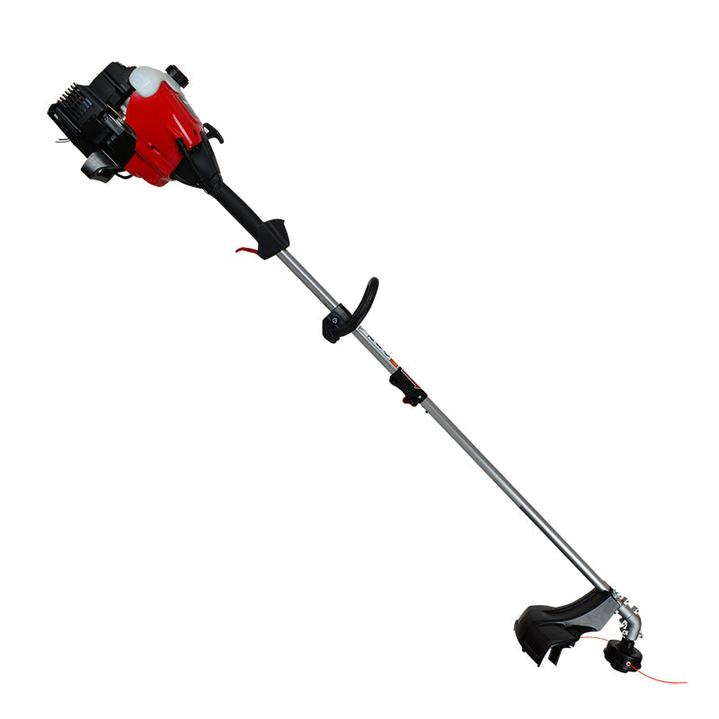 Desbrozadora doméstica motor a gasolina 2 tiempos, con flecha recta de 52″ y corte de 43 cm