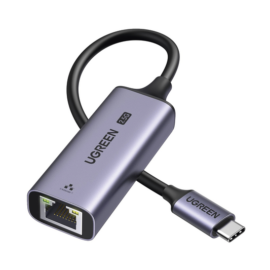 Adaptador USB-C 3.1 GEN1 a Ethernet 2.5G | Thunderbolt 4/3 | Chip de Ãšltima GeneraciÃ³n RTL8156BG | Caja de Aluminio |  DiseÃ±o Reforzado | Indicadores Led | Compacto y PortÃ¡til.