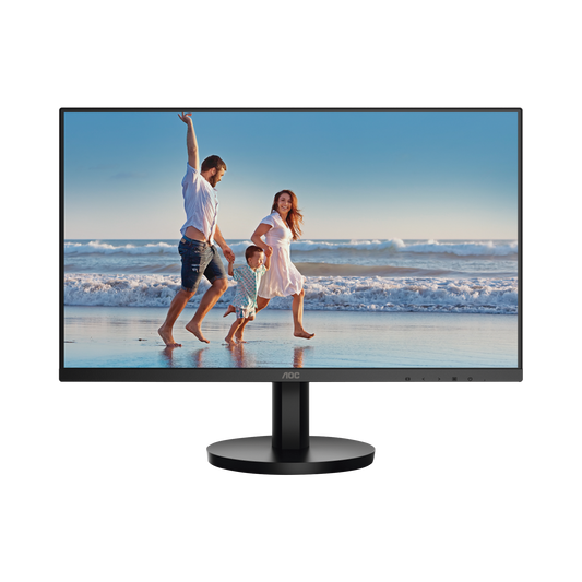 Monitor LED de 27" VESA, Resolución 1920 x 1080 Pixeles / Entradas de Video VGA / HDMI. Panel IPS Backlight LED. Ultra Delgado / soporta VESA 100x100