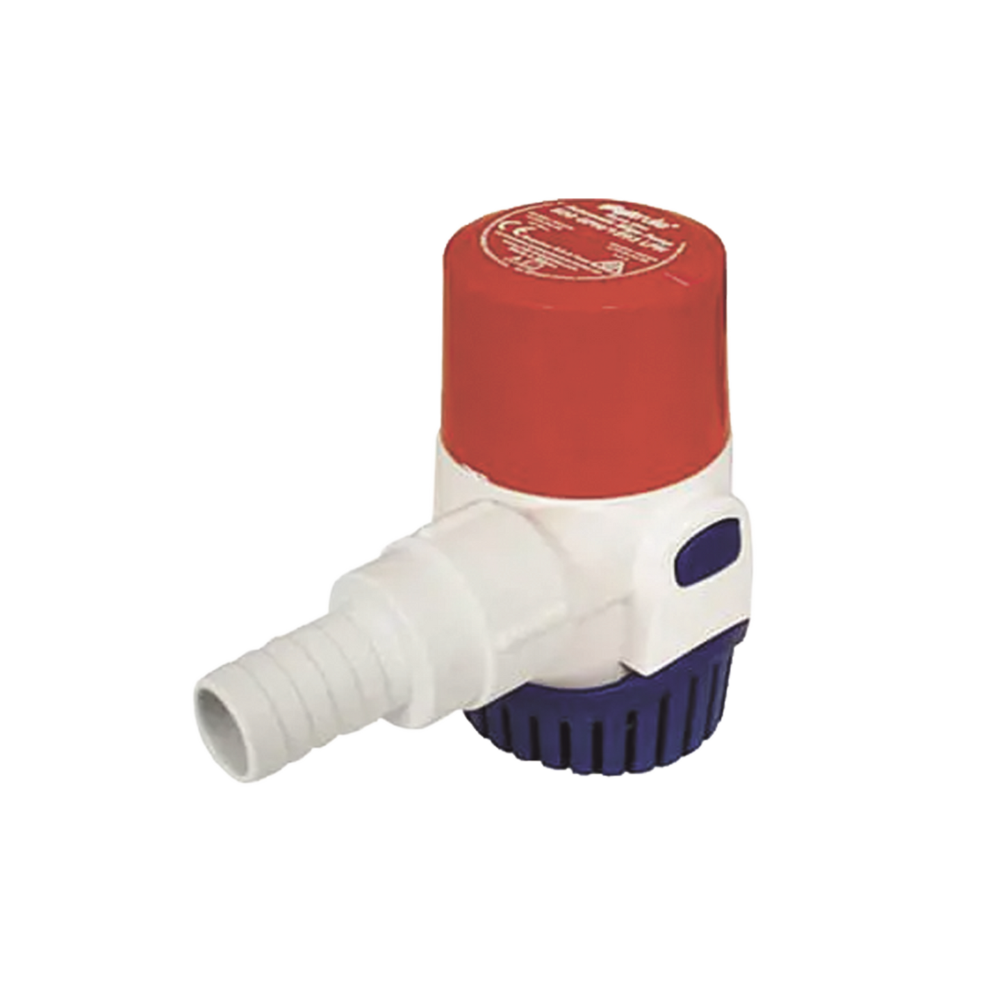 Bomba sumergible automÃ¡tica de achique de 1100 galones por hora, a 12 Volts de corriente directa.