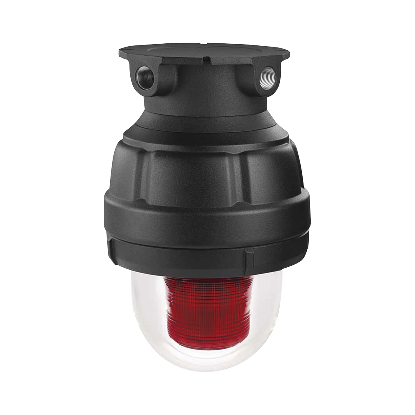 Luz LED, a prueba de explosiones, UL y cUL para Clase I, DivisiÃ³n 1, Grupo C y D; Clase I, DivisiÃ³n 2, Grupos A y B; Clase II, DivisiÃ³n 1, Grupos E, F y G; Clase III, 120-240 VCA, color Rojo