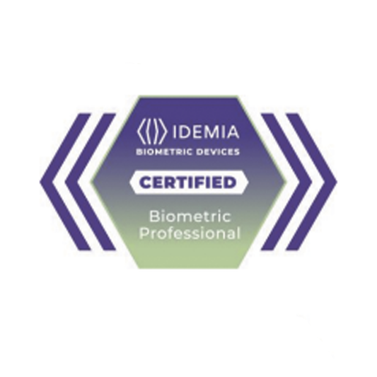 Certificado Idemia Profesional BiomÃ©trico , membresÃ­a de 2 aÃ±os con acceso al mÃ³dulo de ventas 24/7 a la plataforma de aprendizaje de dispositivos biomÃ©tricos de IDEMIA.