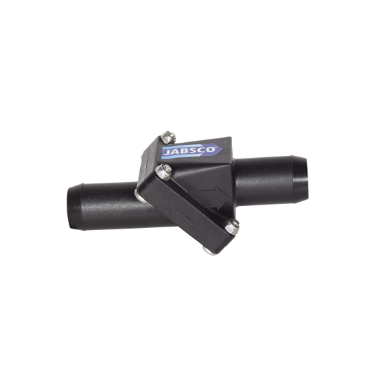 VÃ¡lvula anti retorno en linea para mangueras de 1 pulgadas.