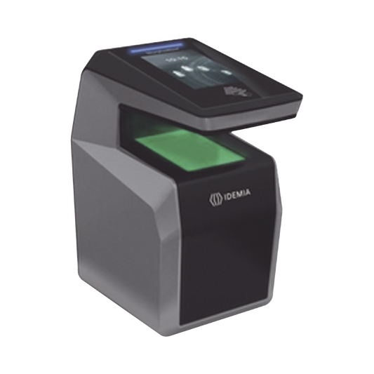 Lector de huella MorphoWave Compact MD/ IP65 / PoE, MIFARE / DESFire.