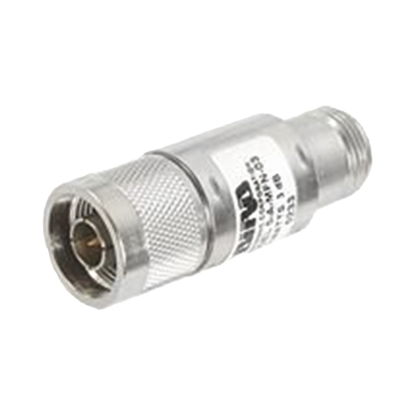 Atenuador en LÃ­nea de 1 dB, 2 Watt MÃ¡ximo, DC-4 GHz, Conectores N Macho-Hembra.