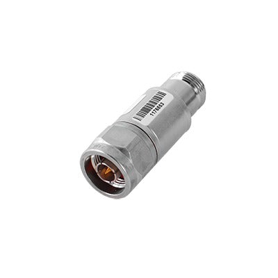 Atenuador de 2 dB a 2 W, conector N Macho-Hembra, CD-4 GHz.