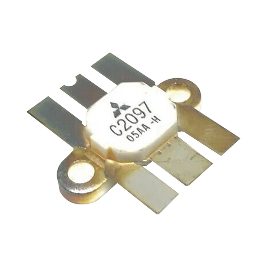 Transistor de Silicio NPN Epitexial, 30 MHz, 13.5 Vcc, 70 Watt, T-40E.