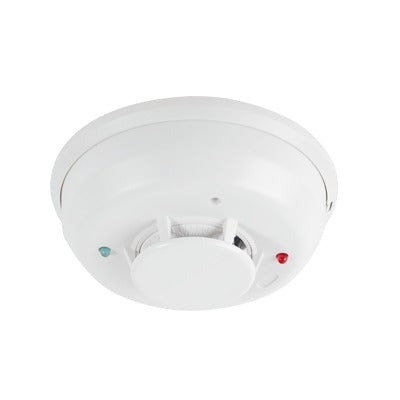 Detector FotoelÃ©ctrico de Humo de 4 Hilos con Sensor de Temperatura, Sirena Interconstruida y Relevador, Serie i3