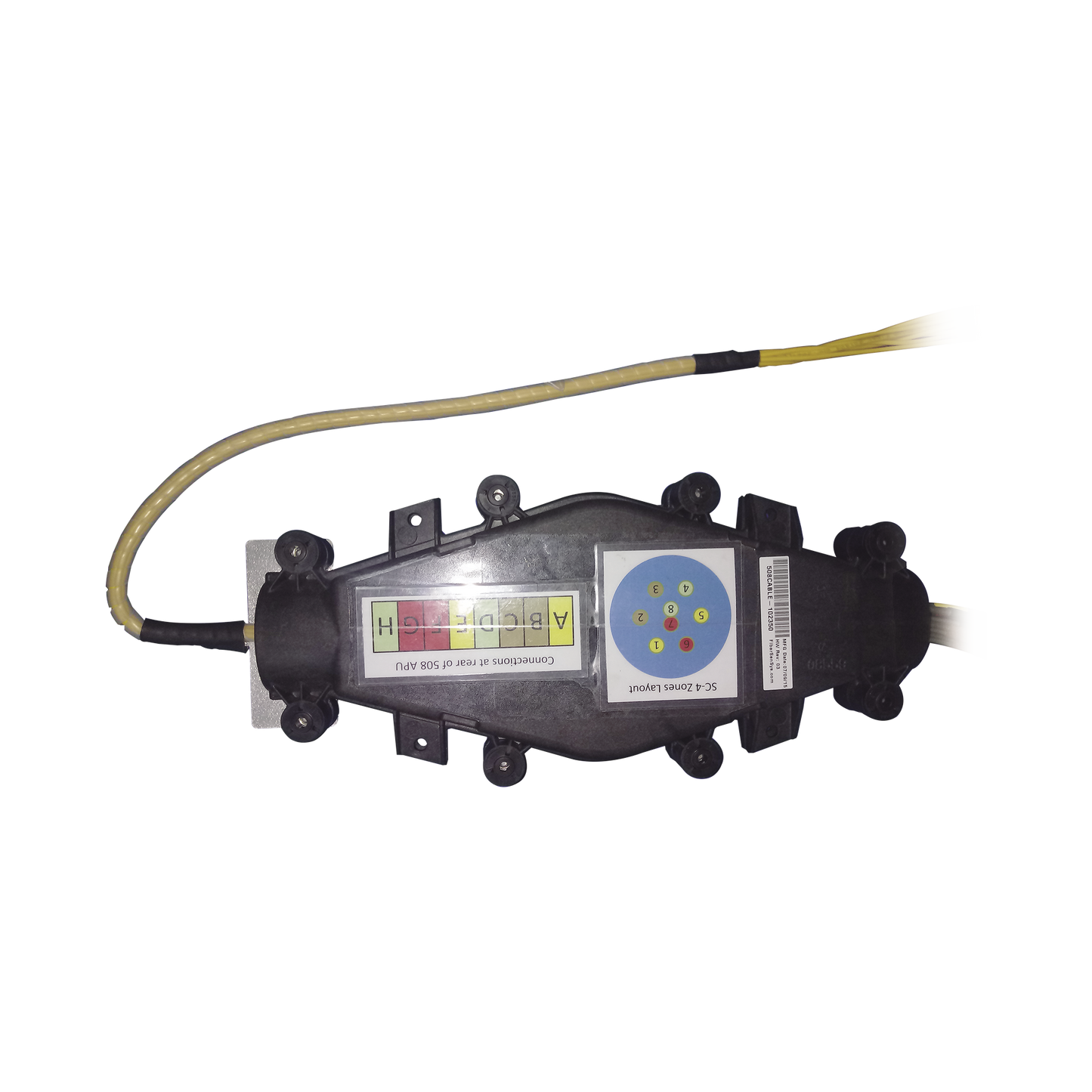 COYOTA DE DERIVACIÃ“N DE 2 ZONAS CON TERMINACIÃ“N DE FIN DE LÃNEA