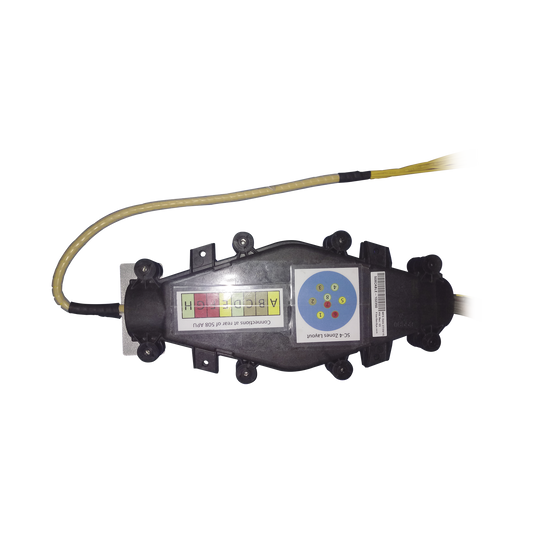 COYOTA DE DERIVACIÃ“N DE 2 ZONAS CON TERMINACIÃ“N DE FIN DE LÃNEA