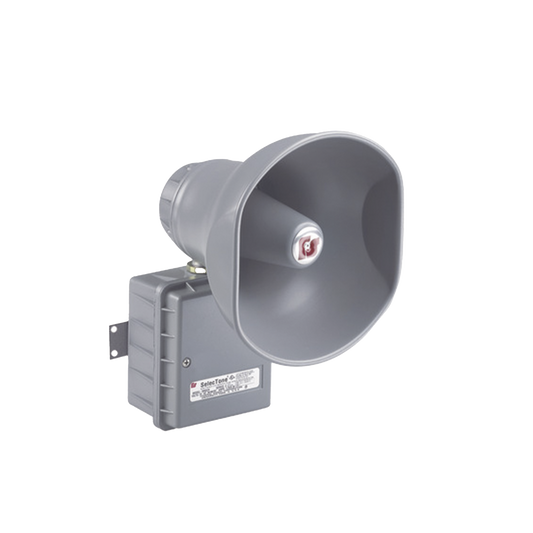 Altavoz amplificado  SelecToneÂ® de 15 W, para ubicaciones peligrosas Aprobado por CSFM y listado UL y cUL , 120 Vca, gris